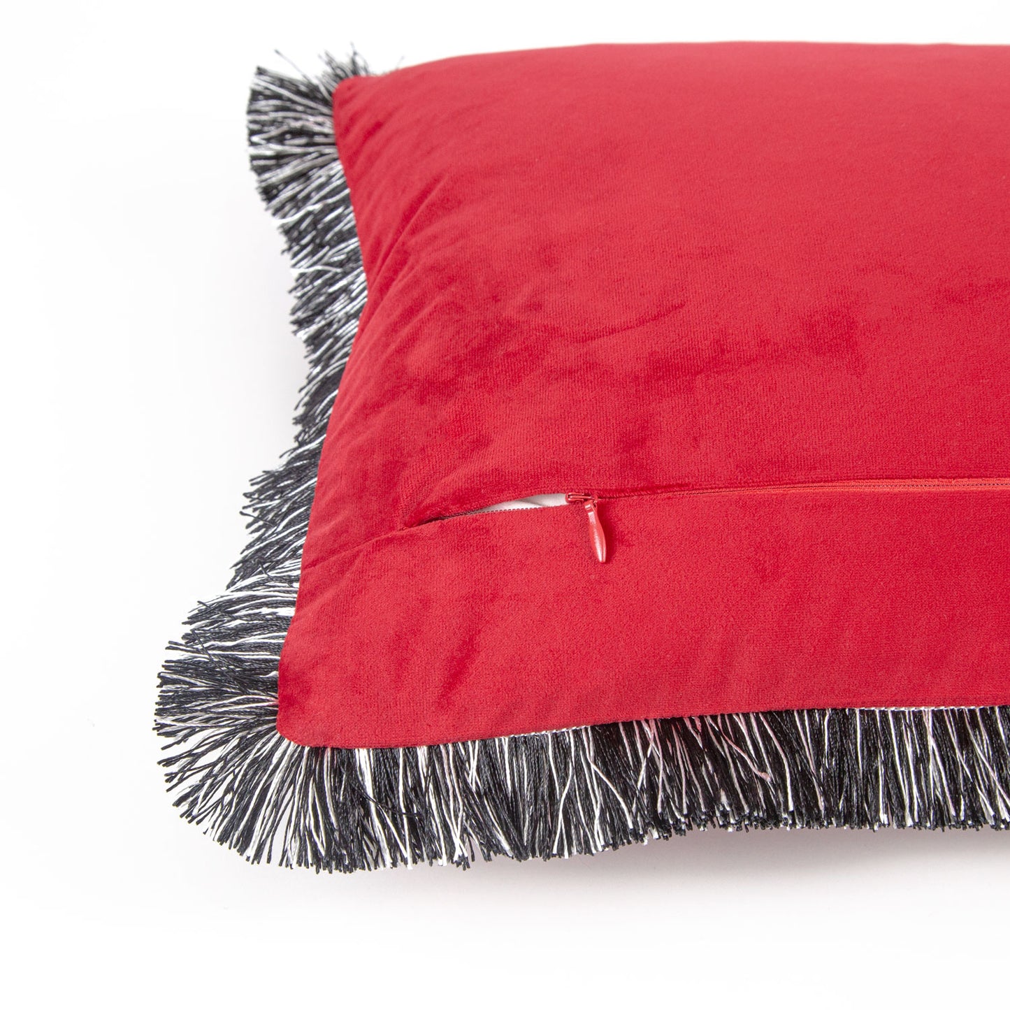 Velvet Zebra pillow cover