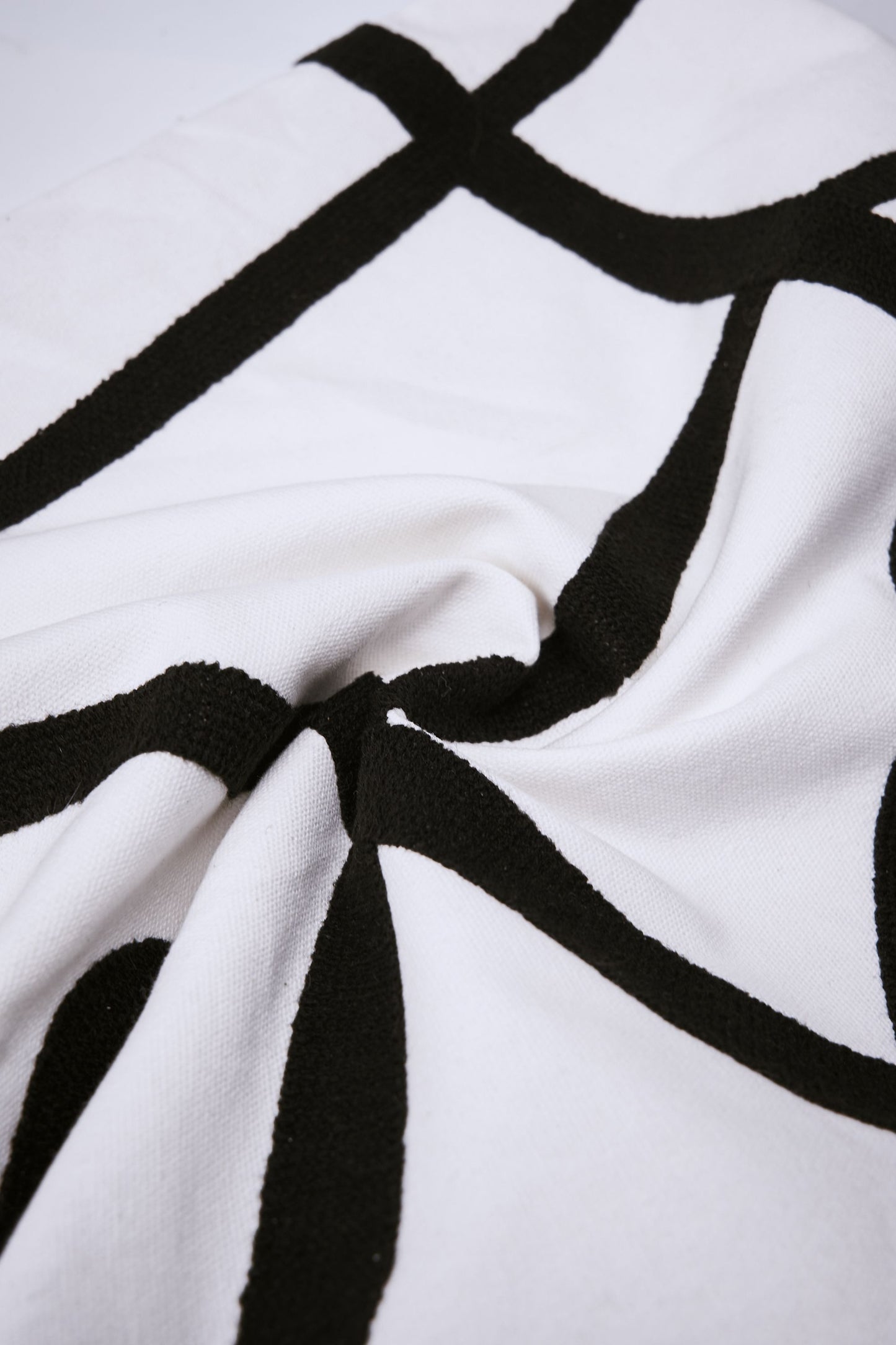 Embroidered Cotton Pillow Cover