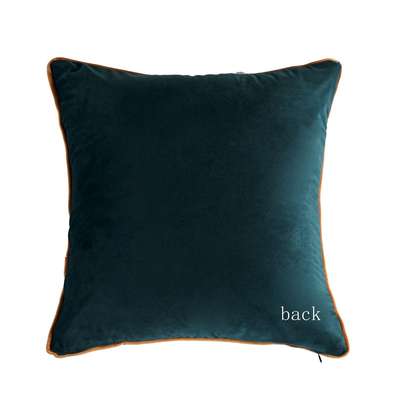 Embroidered Tiger Throw Pillow Cover