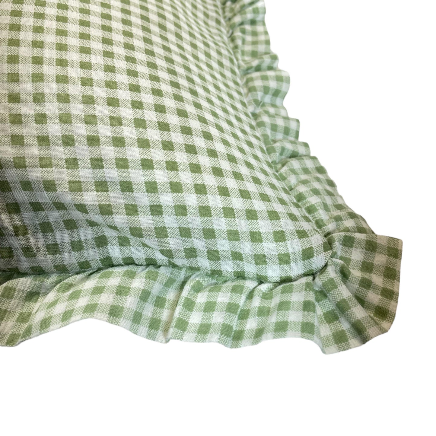 Green Cotton Pillow Cover